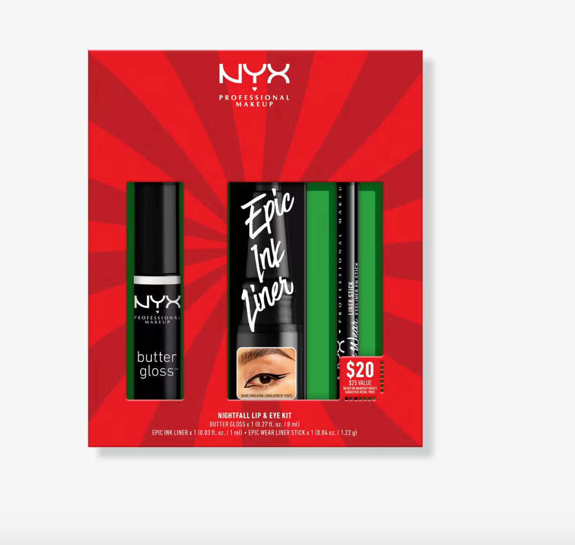 NYX Kit de EyeLiner & Lip Gloss