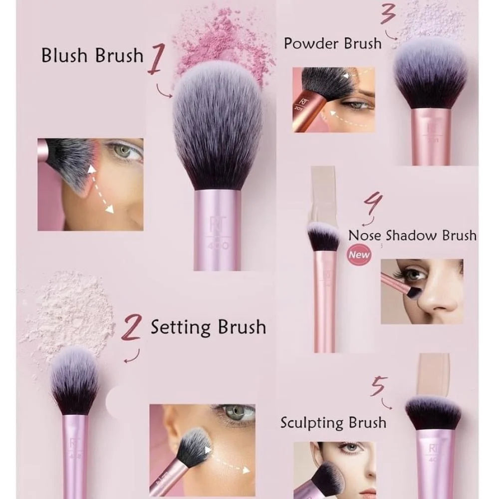 Real Techniques Face & Cheek Set de Brochas