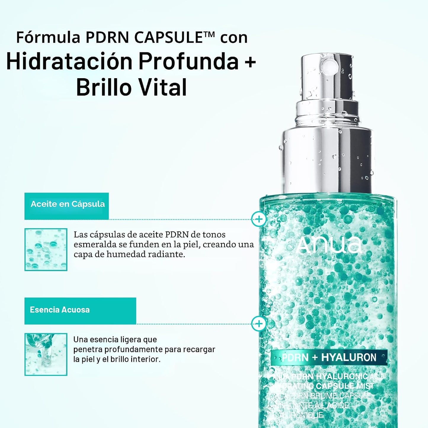 Anua PDRN Hyaluronic Acid Hydrating Capsule Mist