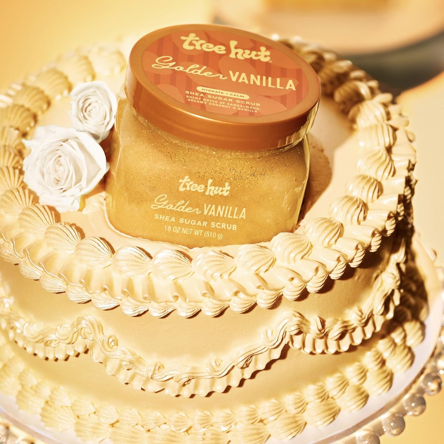 Golden Vanilla Scrub Tree Hut