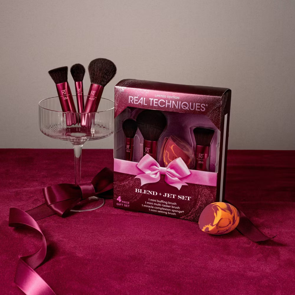 Real Techniques Mini Make Up Brush And Sponge Gift Set