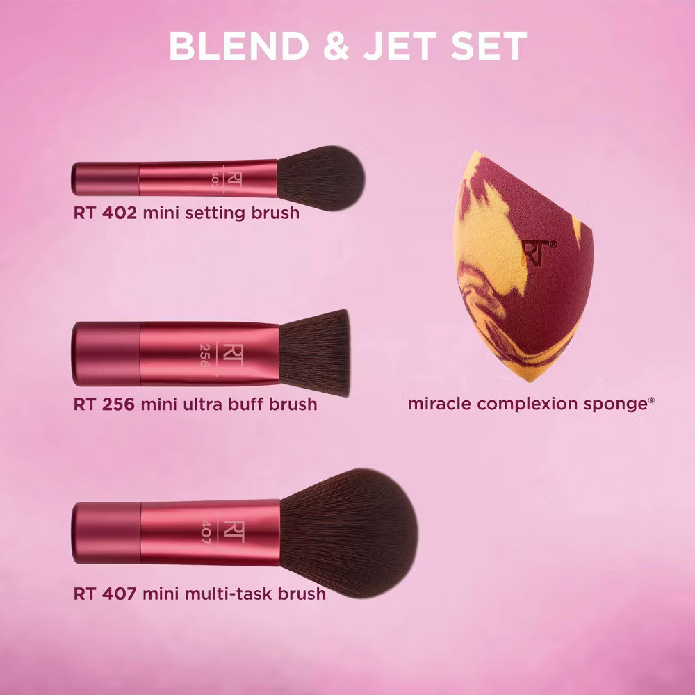 Real Techniques Mini Make Up Brush And Sponge Gift Set
