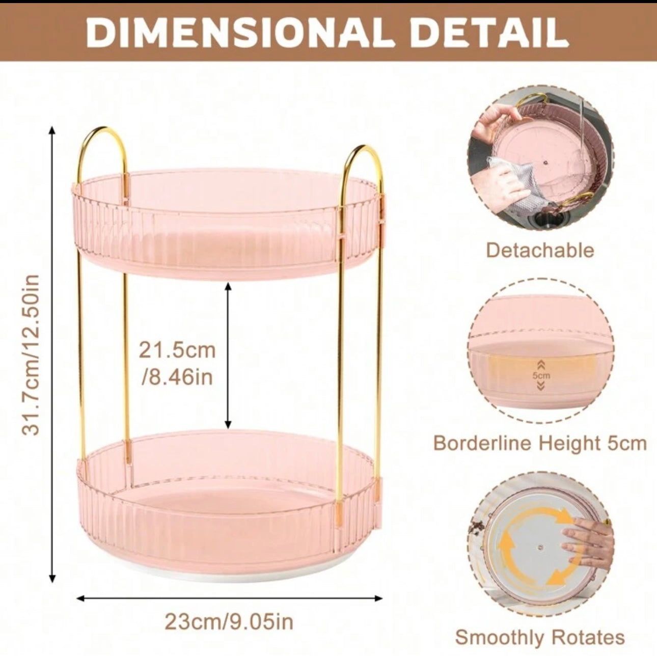 Organizador Acrilico Pink