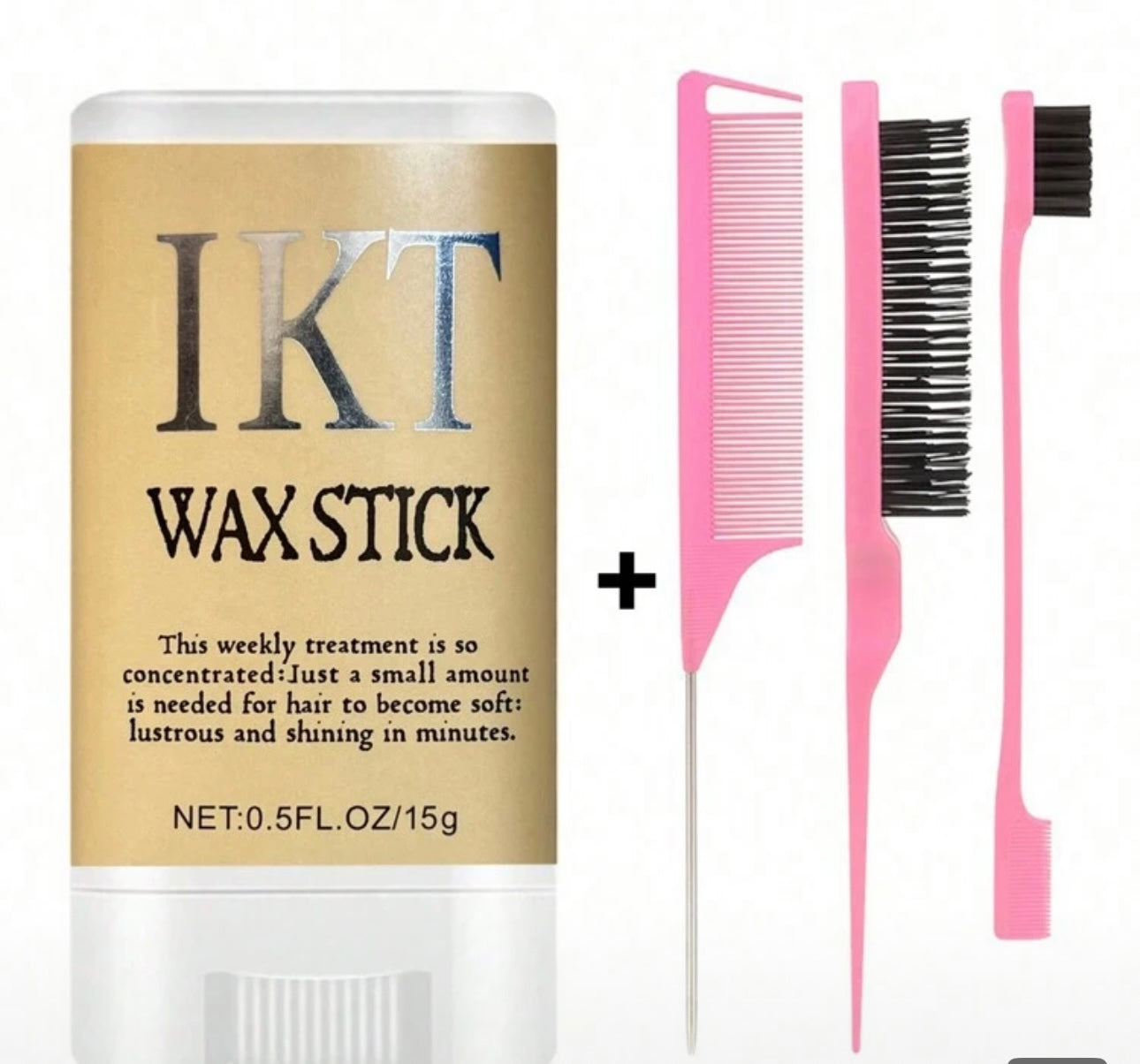 Set de Wax Stick & Cepillos para Clean Look/Cabello