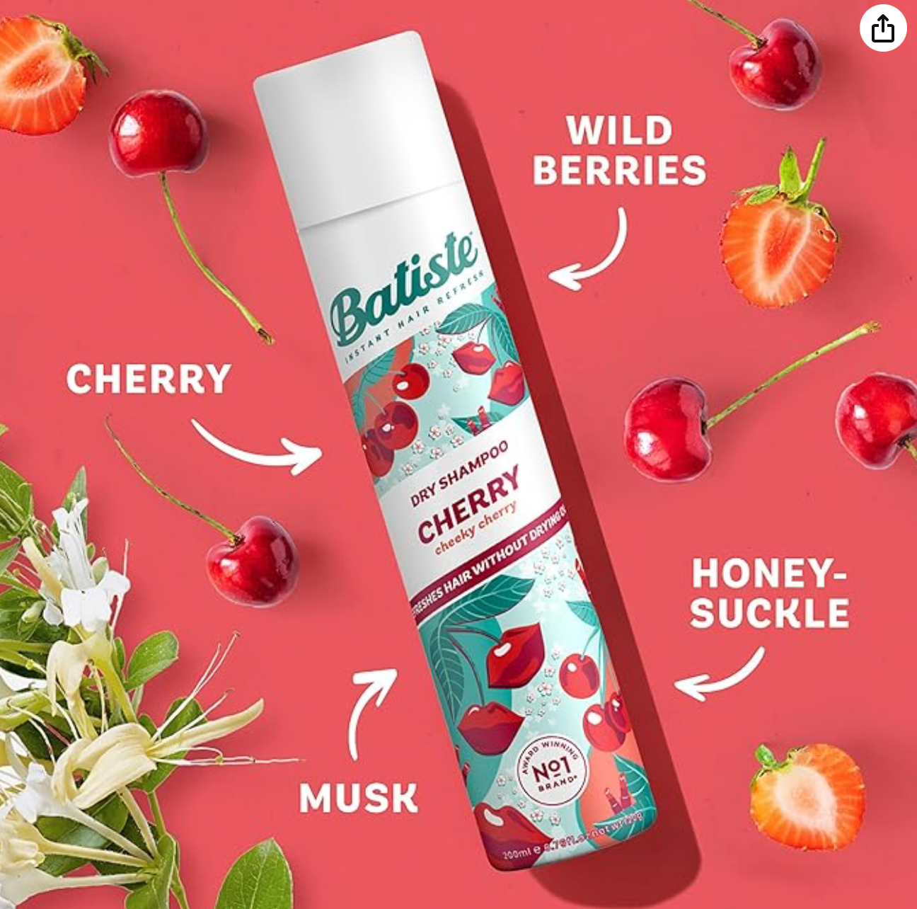 Batiste Dry Shampoo Cherry