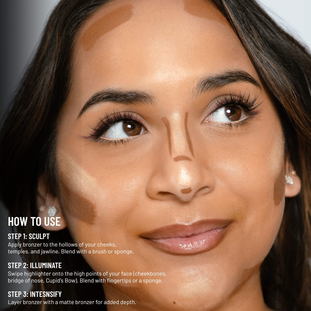 Lys Mini Glow Worthy Light Bronzer and Highlighter 2-Piece Set